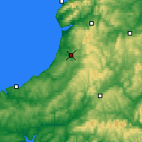 Nearby Forecast Locations - Aberystwyth - Harita