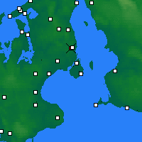 Nearby Forecast Locations - Jægersborg - Harita