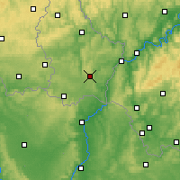 Nearby Forecast Locations - Lüksemburg - Harita