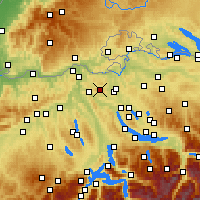 Nearby Forecast Locations - Lägern - Harita