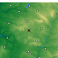 Nearby Forecast Locations - Évora - Harita