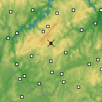 Nearby Forecast Locations - Idar-Oberstein - Harita