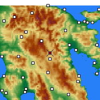 Nearby Forecast Locations - Tripoliçe - Harita