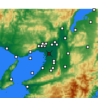 Nearby Forecast Locations - Osaka - Harita
