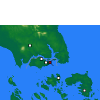 Nearby Forecast Locations - Singapur - Harita