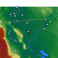 Nearby Forecast Locations - Nuevo León - Harita