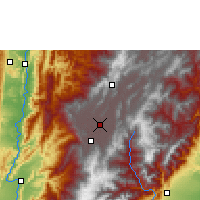 Nearby Forecast Locations - Bogotá - Harita