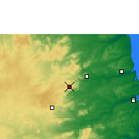Nearby Forecast Locations - Areia - Harita