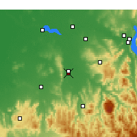 Nearby Forecast Locations - Wangaratta - Harita