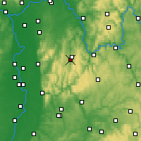 Nearby Forecast Locations - Erbach - Harita