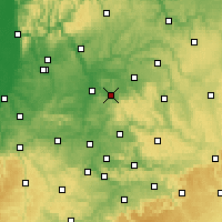 Nearby Forecast Locations - Obersulm - Harita