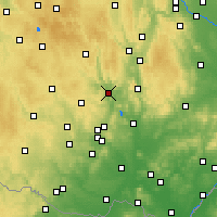 Nearby Forecast Locations - Tišnov - Harita