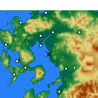 Nearby Forecast Locations - Ōmuta - Harita