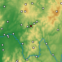 Nearby Forecast Locations - Bad Soden-Salmünster - Harita