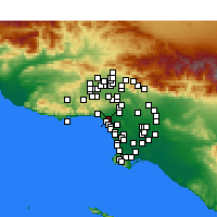 Nearby Forecast Locations - Santa Monica - Harita