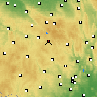 Nearby Forecast Locations - Žďár nad Sázavou - Harita