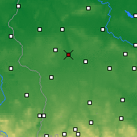 Nearby Forecast Locations - Żagań - Harita