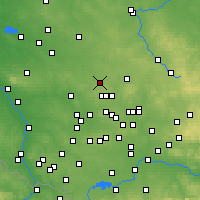 Nearby Forecast Locations - Tarnowskie Góry - Harita