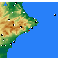 Nearby Forecast Locations - Altea - Harita