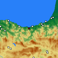 Nearby Forecast Locations - Zarautz - Harita