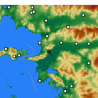 Nearby Forecast Locations - Söke - Harita