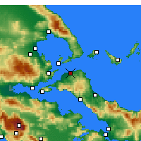 Nearby Forecast Locations - Pefki - Harita