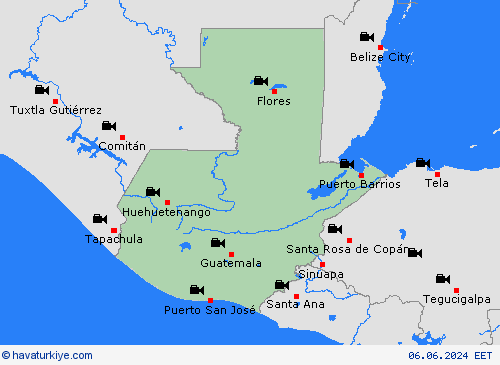 görüntü Guatemala Orta Amerika Tahmin Haritaları